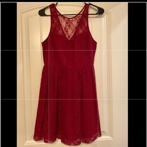 Maroon Dress Size M Forever 21